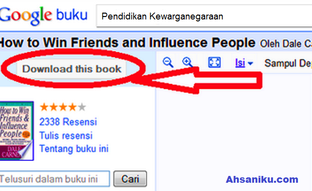 Cara Download Di Google Book